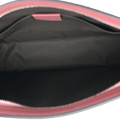 Gucci GG Supreme Monogram Blooms Large Cosmetic Case Beige Multicolor Dry Rose 5 of 8