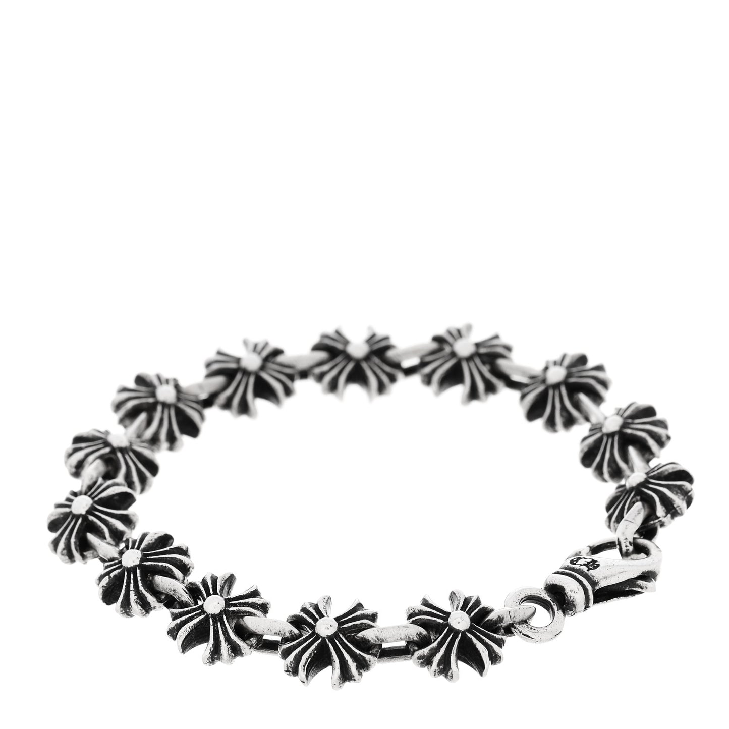 Sterling Silver Maltese Cross Bracelet
