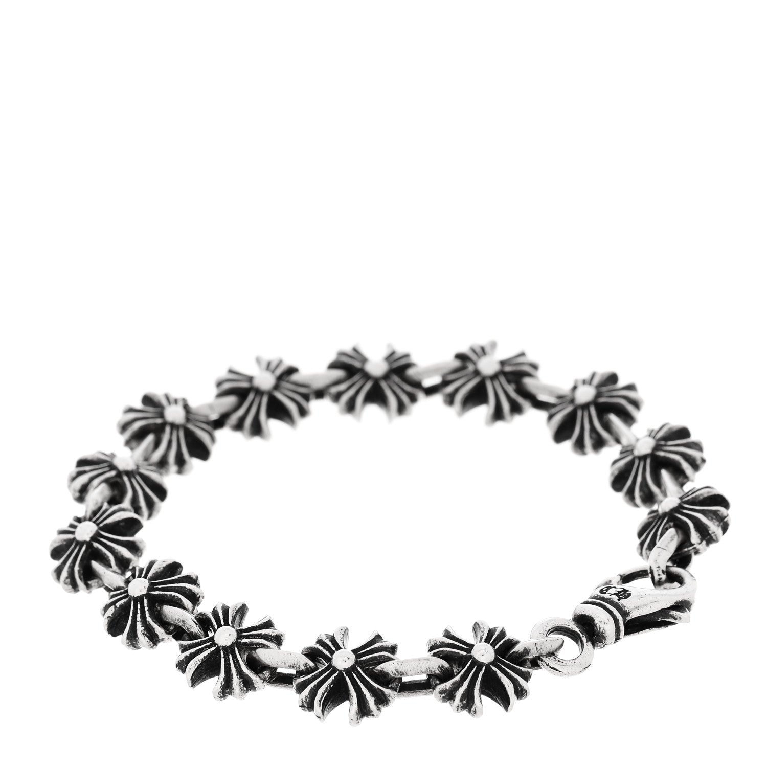 Chrome Hearts Sterling Silver Maltese Cross Bracelet 2 of 4
