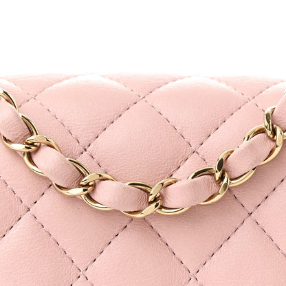 Chanel Lambskin Quilted Mini Square Flap Light Pink 8 of 11