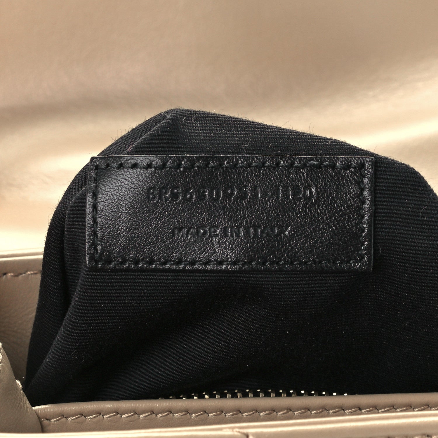 Saint Laurent Calfskin Y Quilted Monogram Toy Loulou Crossbody Bag Dark Beige 8 of 11