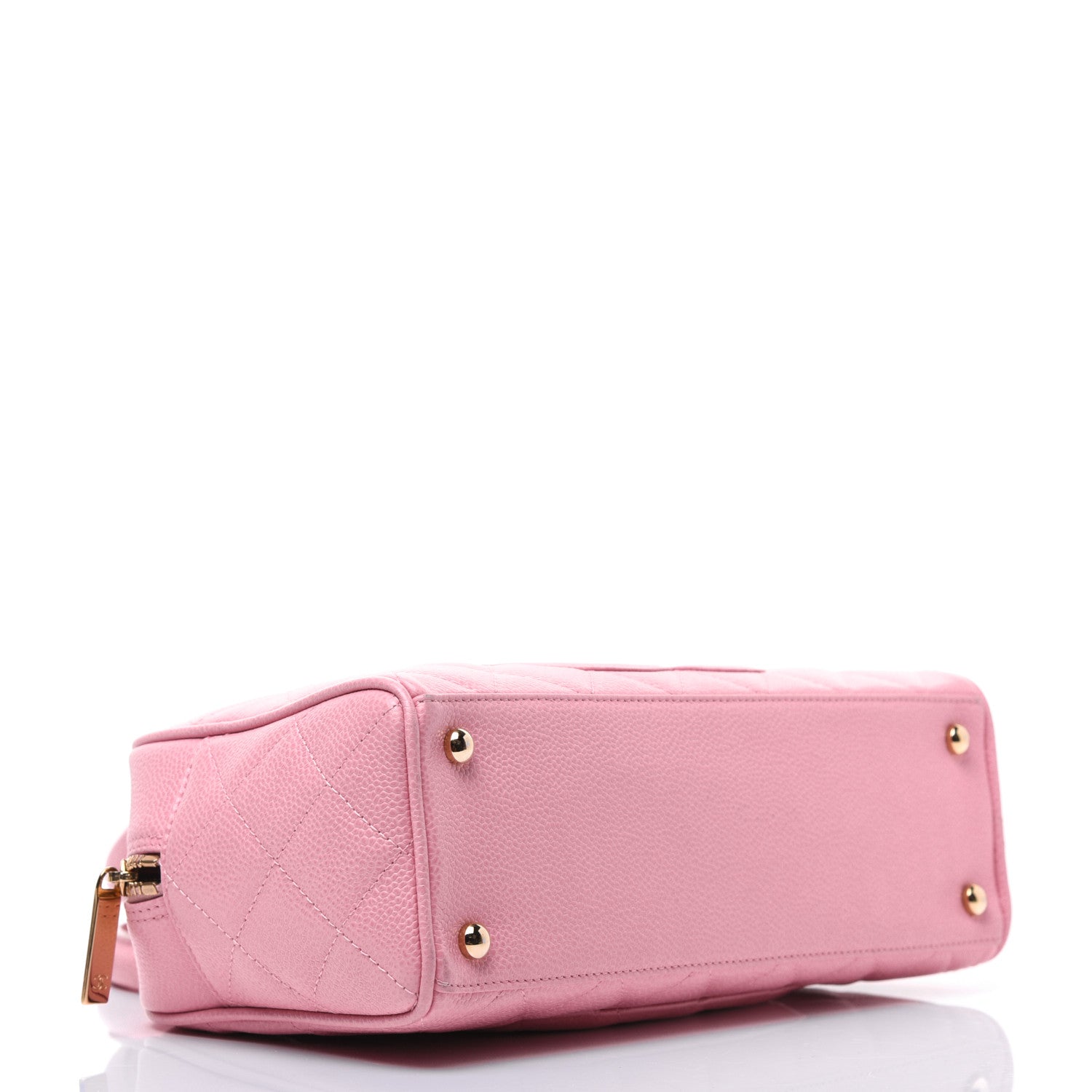 Chanel Caviar Quilted Small Bowler Pink 4 of 22