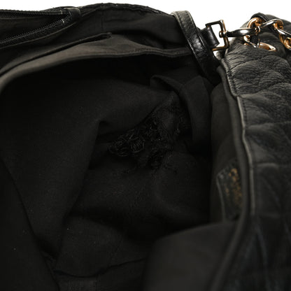 Chanel Calfskin Quilted XXL Travel Flap Bag Black 12 of 12