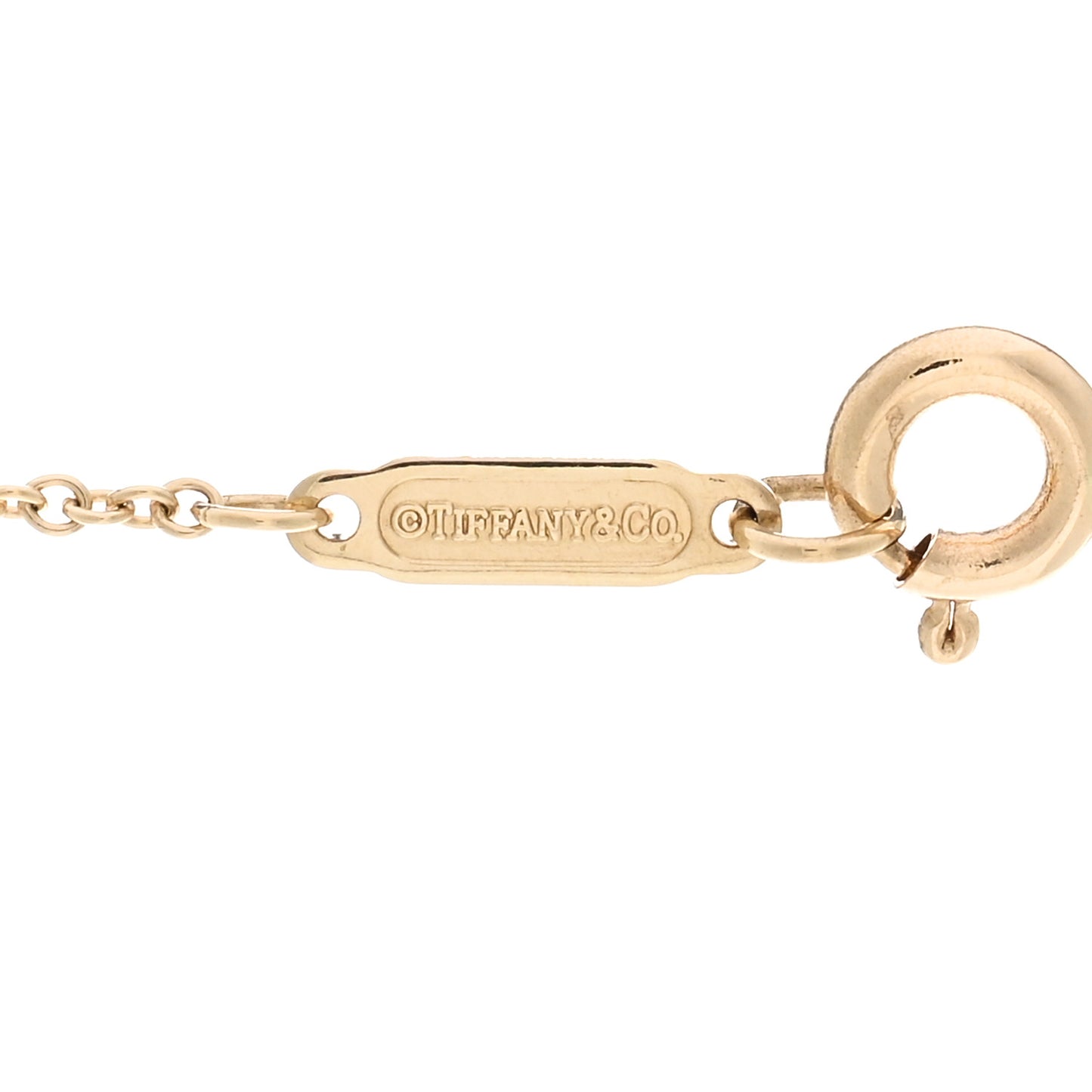 18K Yellow Gold 1837 Interlocking Circles Pendant Necklace
