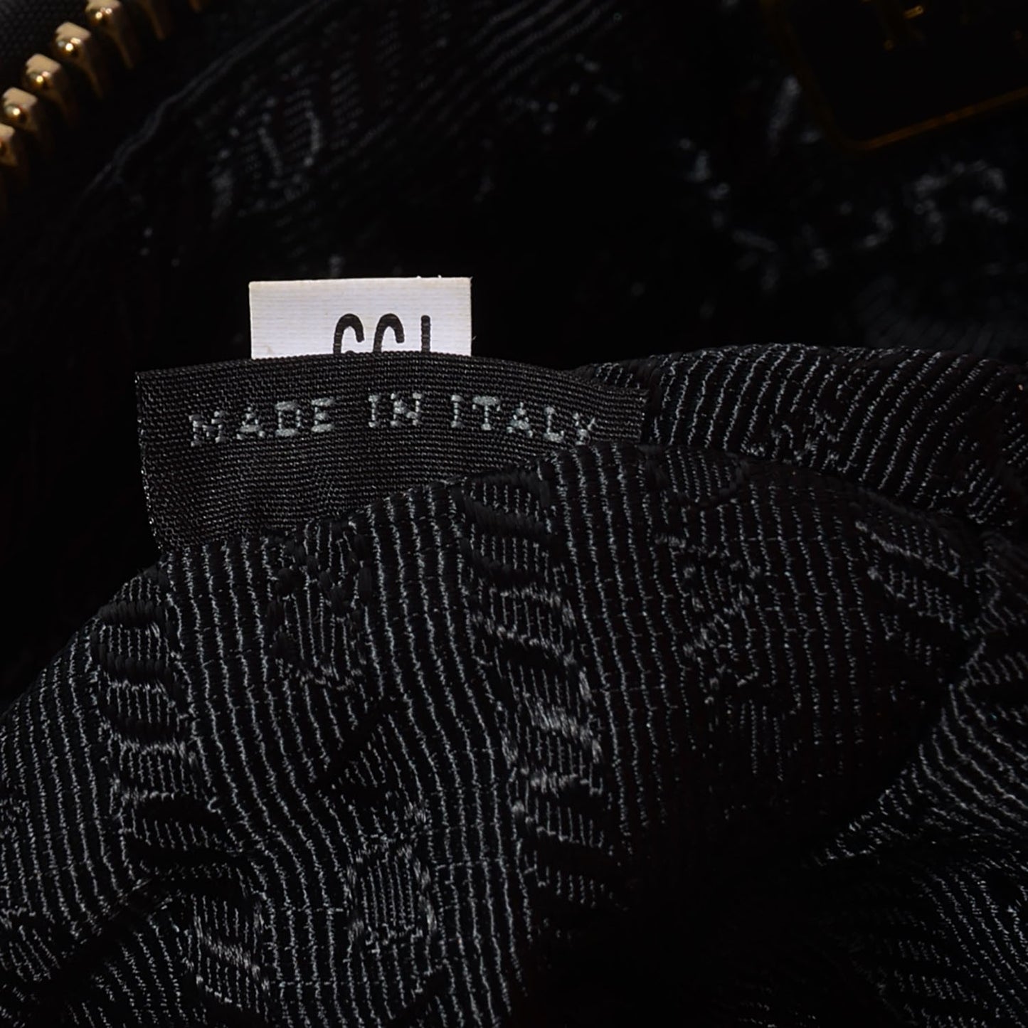 Tessuto Nylon Bow Wristlet Nero Black