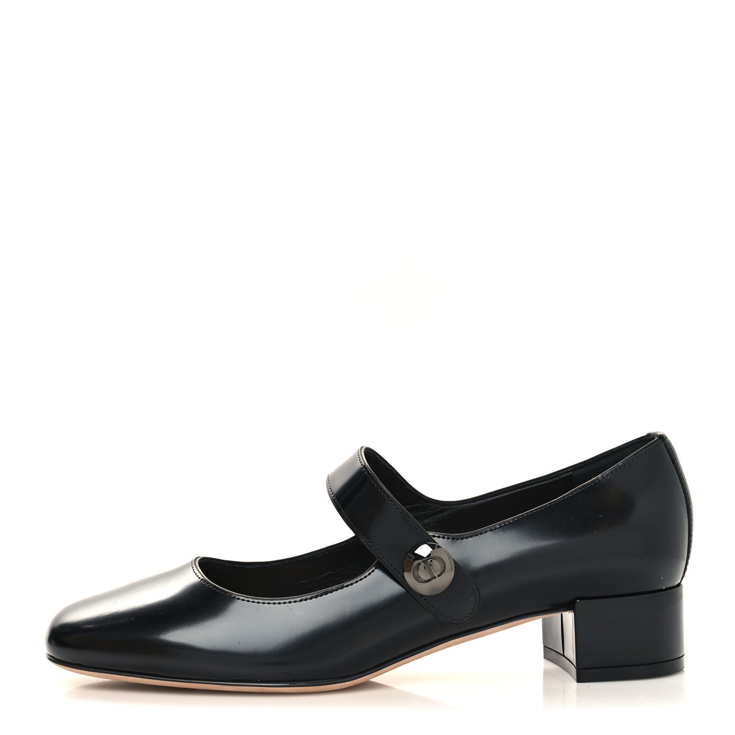 Brushed Calfskin Uniform 30mm Pumps 37.5 Black