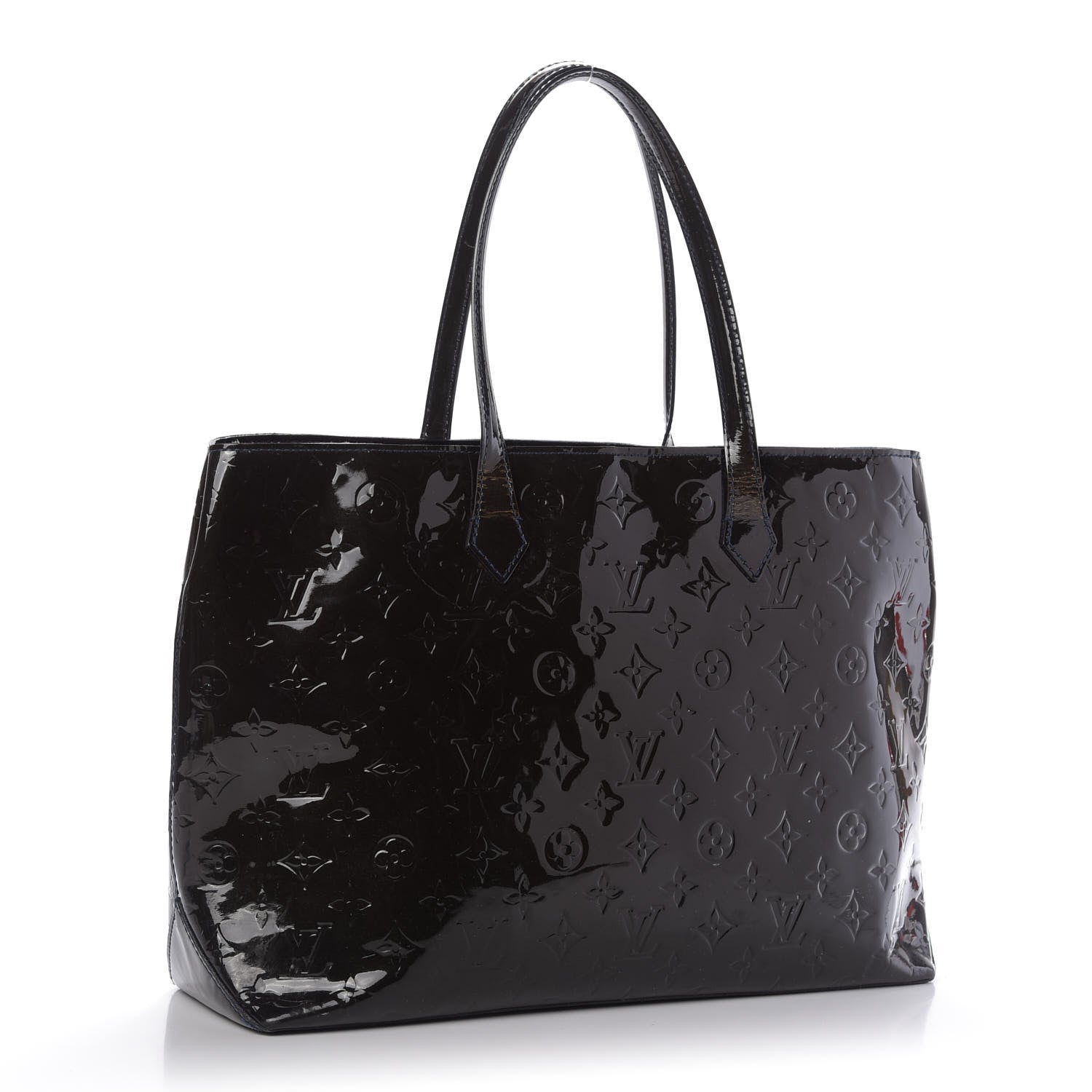Louis Vuitton Vernis Wilshire MM Blue Infini 3 of 8