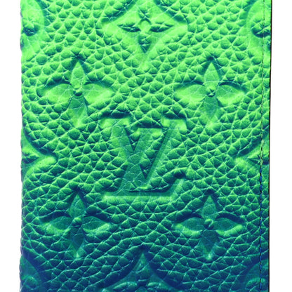 Louis Vuitton Taurillon Illusion Pocket Organizer Bleu Vert 7 of 10