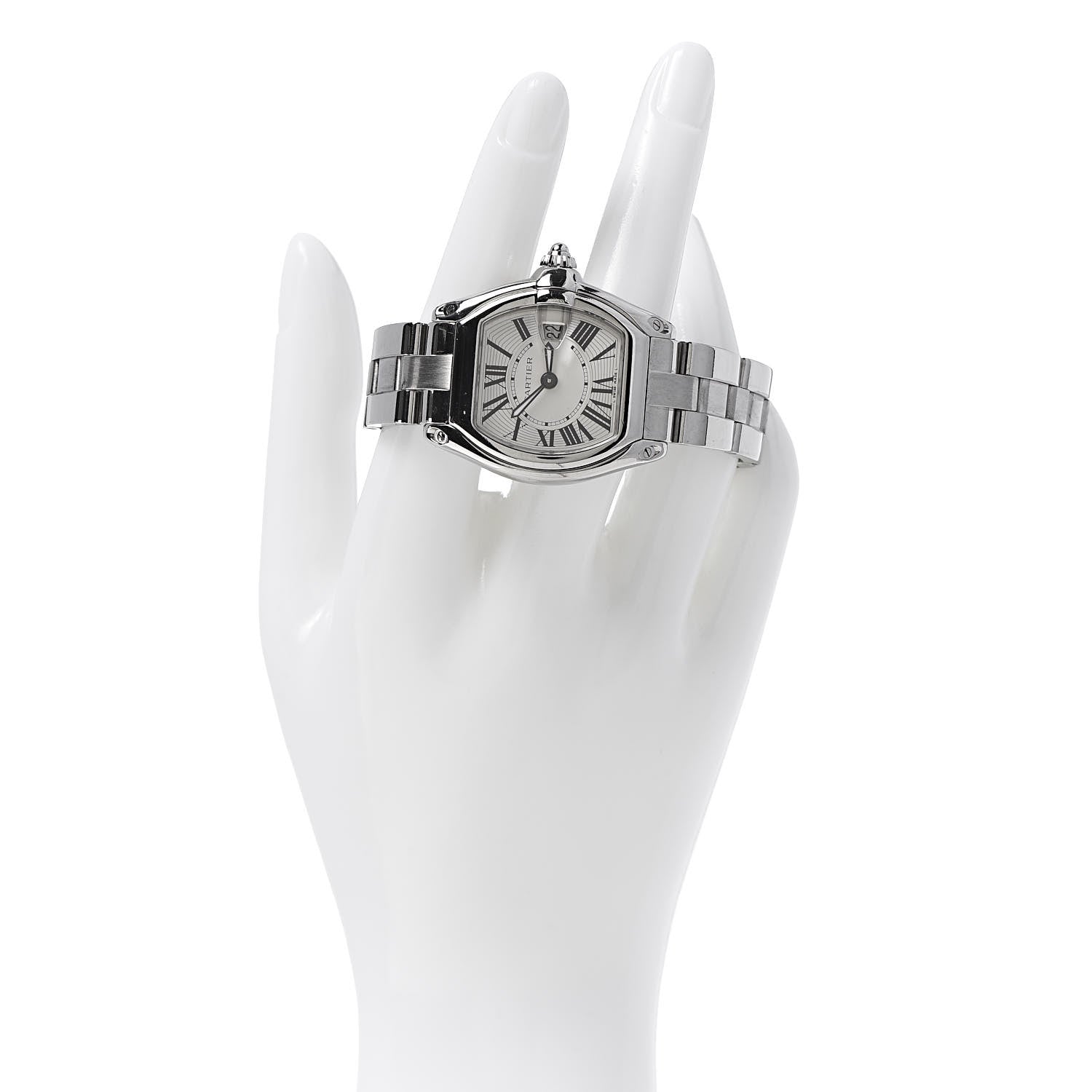 Cartier Stainless Steel 31mm Roadster Quartz Watch 2 of 11