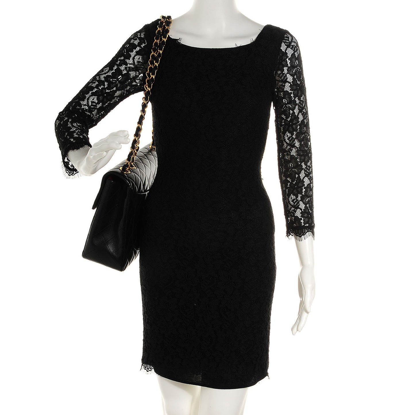 Lambskin XL Jumbo Flap Black