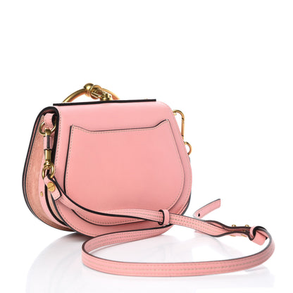 Chloe Calfskin Suede Small Nile Bracelet Bag Washed Pink 3 of 9