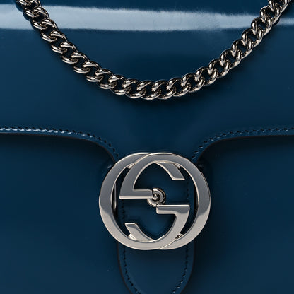 Gucci Shade Lux Calfskin Small Interlocking G Shoulder Bag Dusty Avio 11 of 11