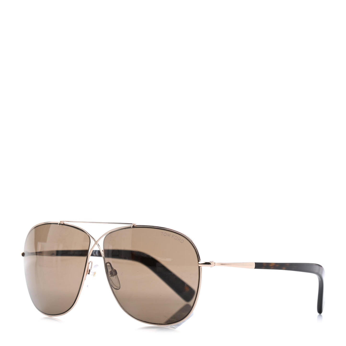 Aviator April TF393 Sunglasses Gold Tortoise