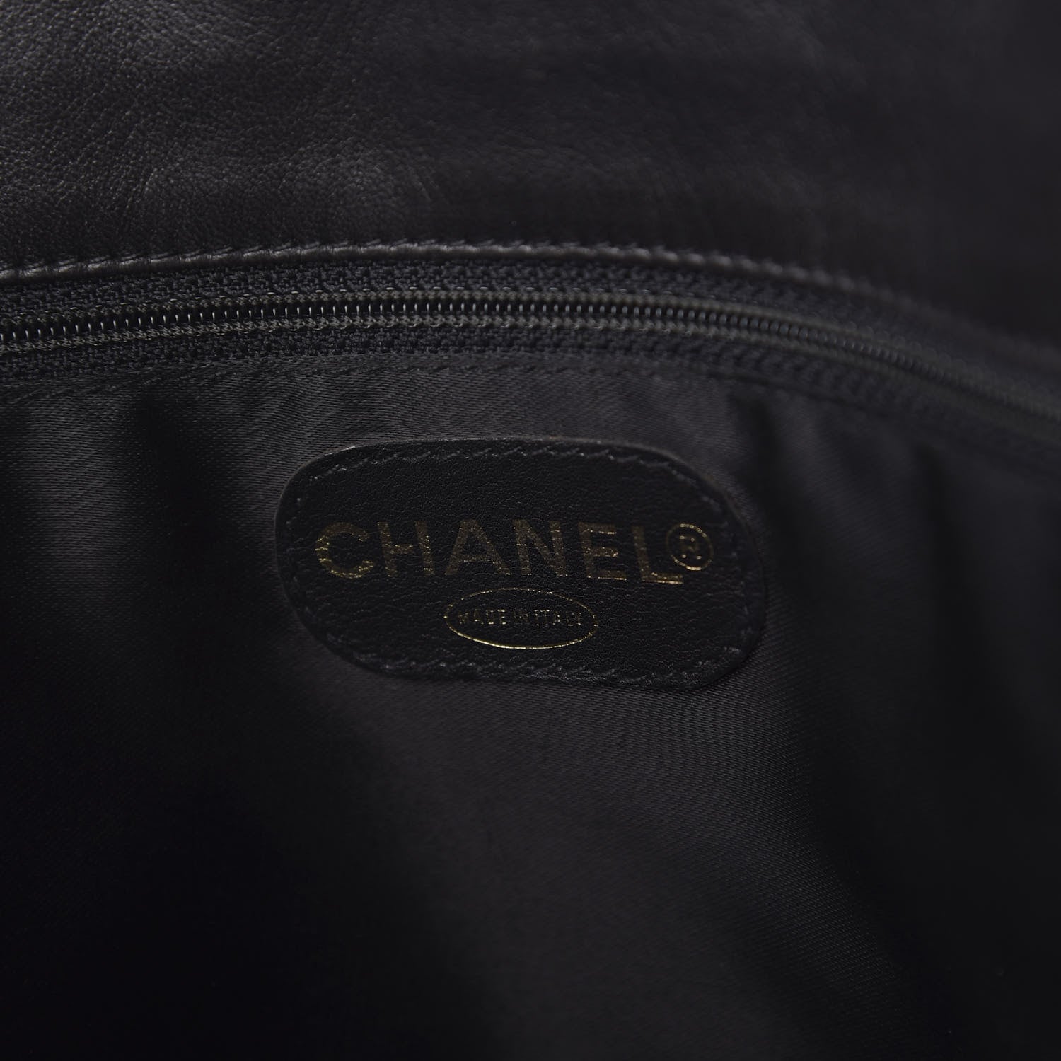 Chanel Lambskin Quilted CC Shoulder Bag Black 8 of 10