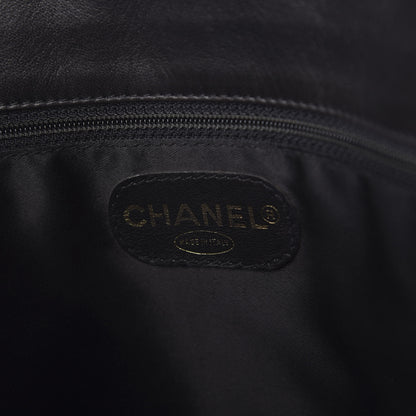 Chanel Lambskin Quilted CC Shoulder Bag Black 8 of 10