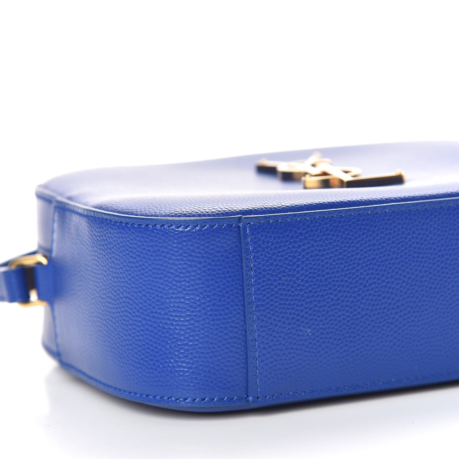 Saint Laurent Grain De Poudre Small Classic Monogram Camera Bag Blue Majorelle 7 of 9