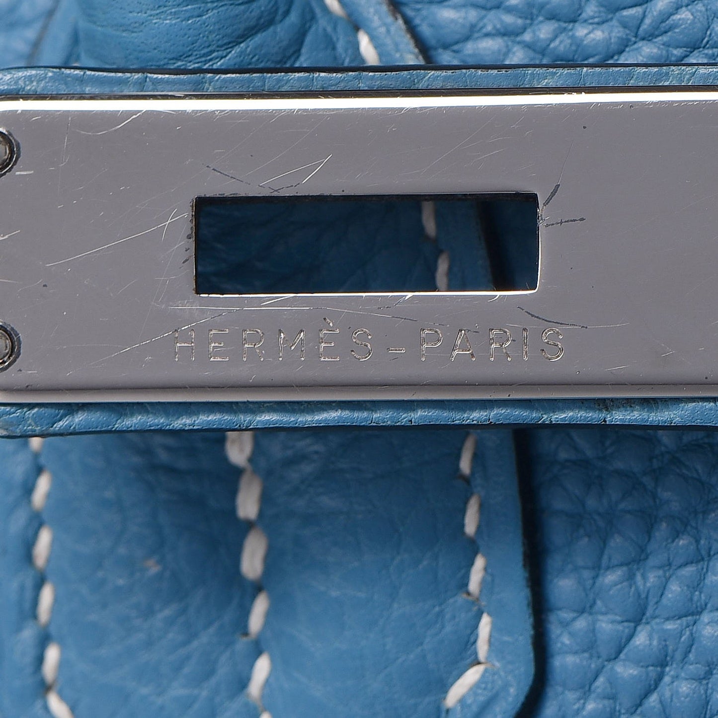 Togo Birkin 35 Blue Jean
