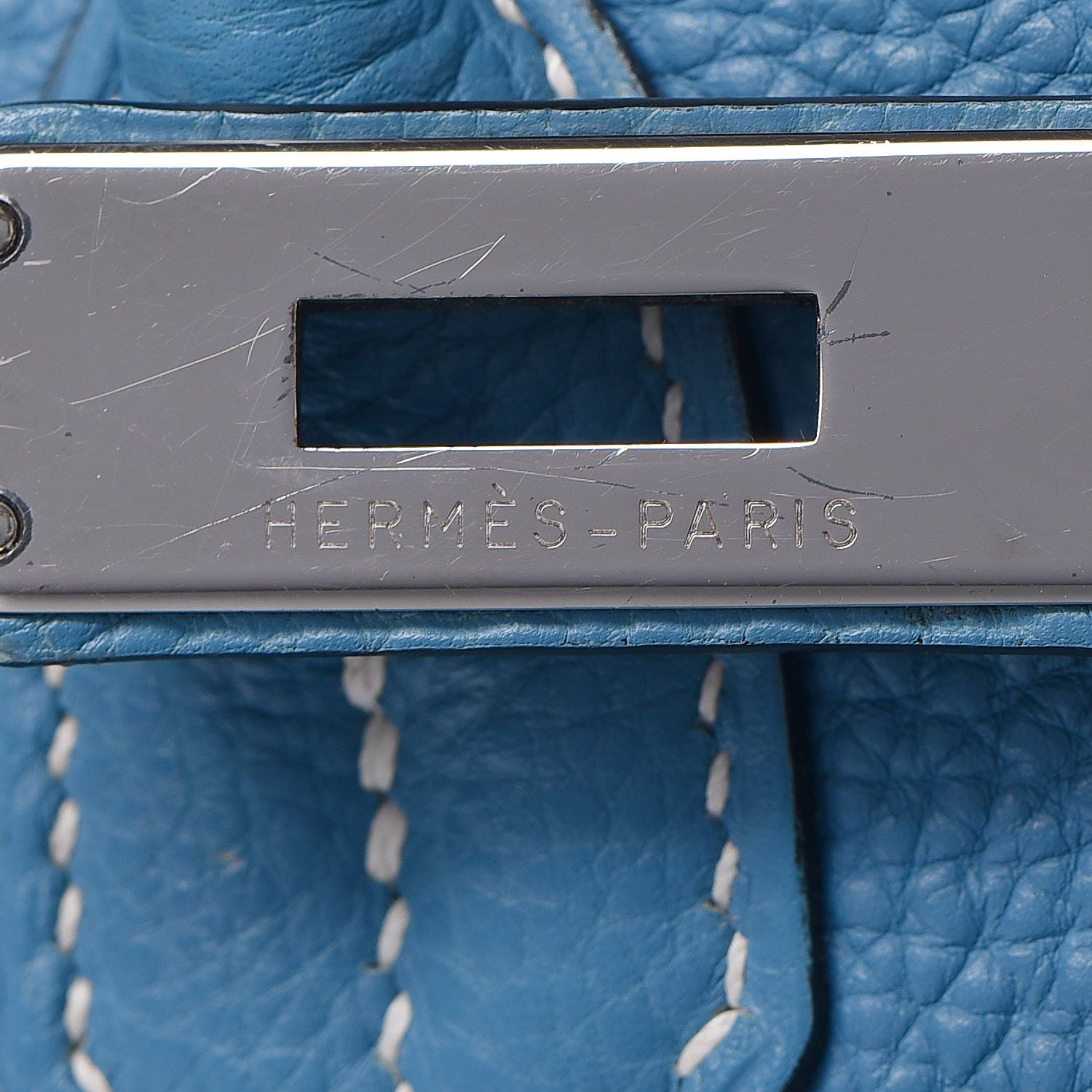 Hermes Togo Birkin 35 Blue Jean 19 of 39