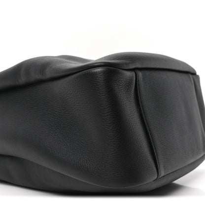 Saint Laurent Smooth Calfskin Large Le 5 A 7 Soft Hobo Black 9 of 10