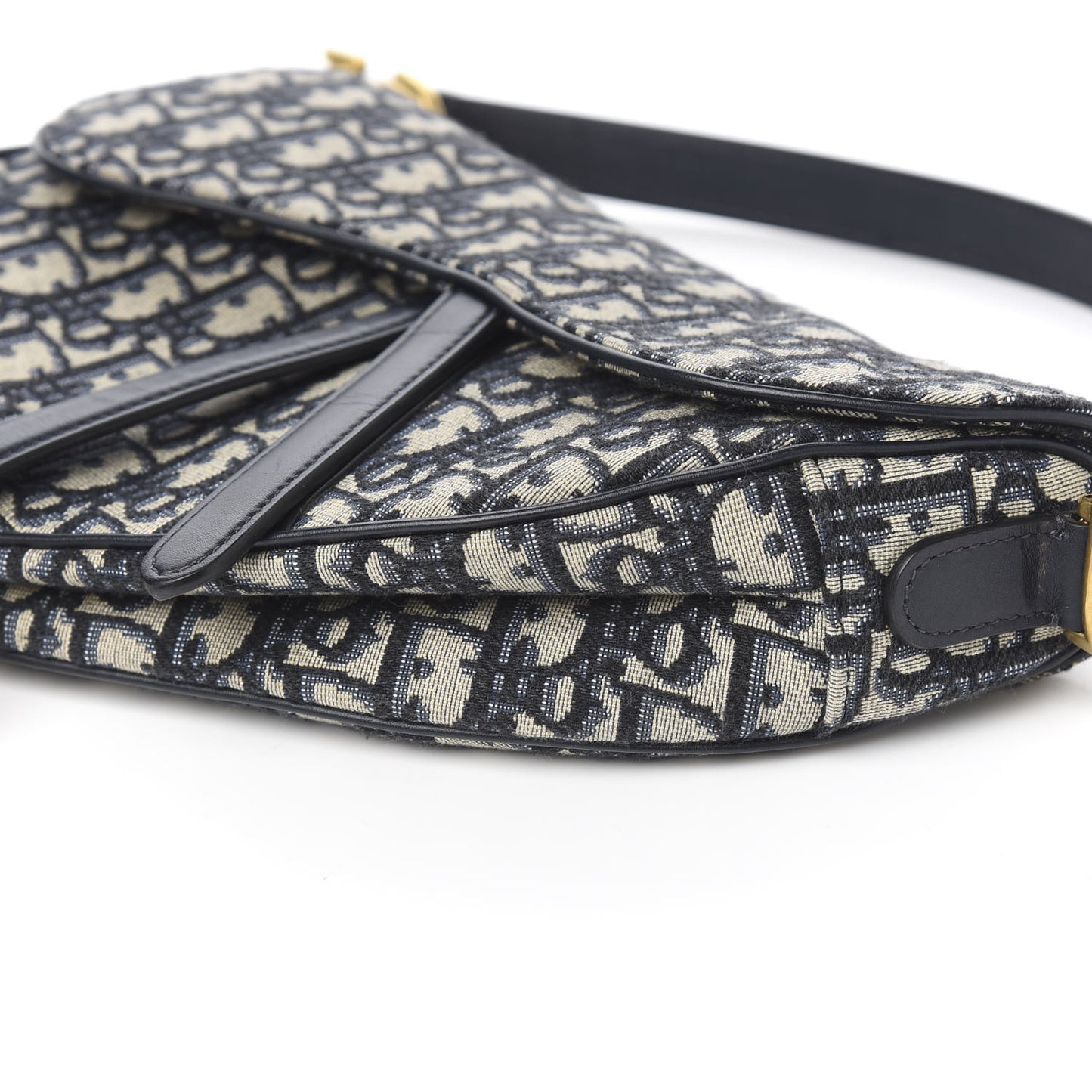 Oblique Saddle Bag Blue
