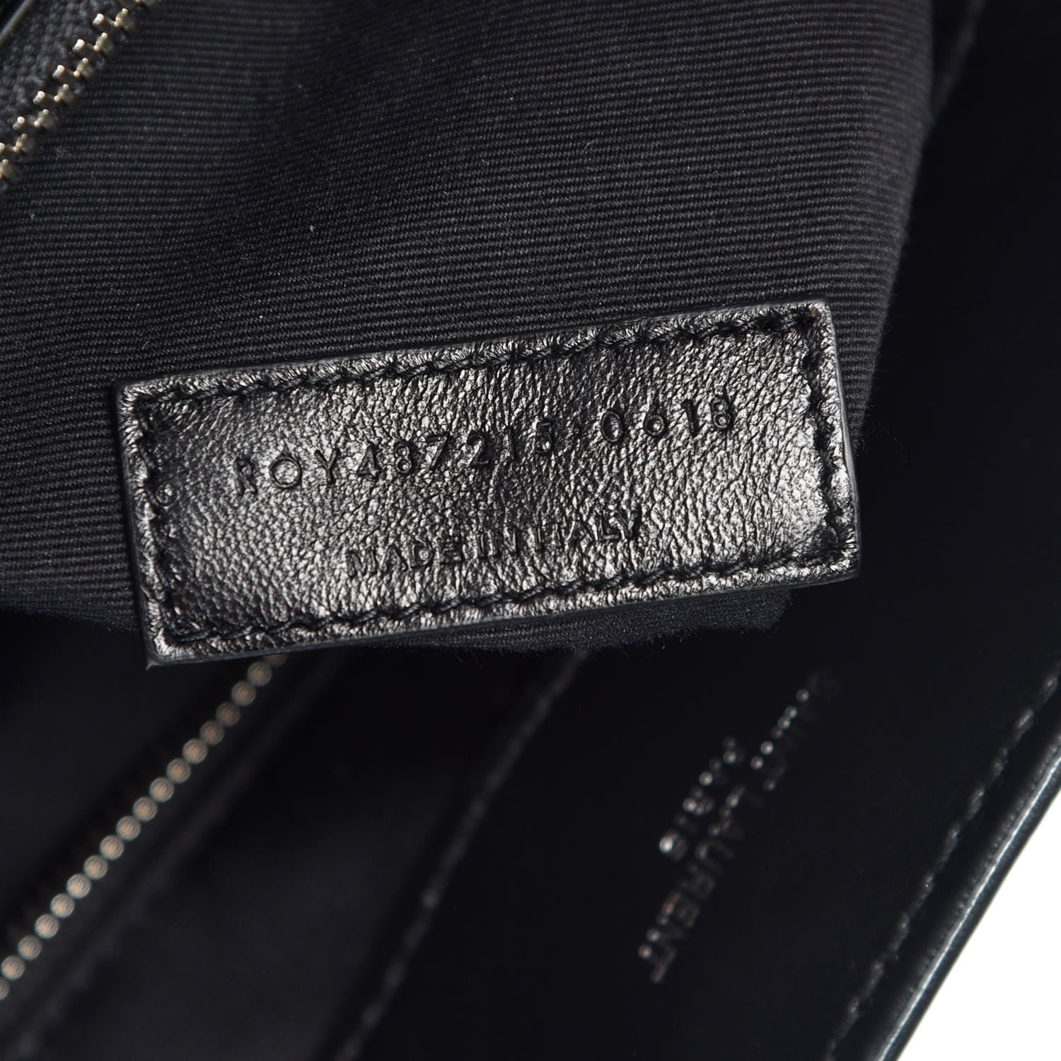 Saint Laurent Calfskin Y Quilted Monogram Large Loulou Chain Satchel Black 7 of 7