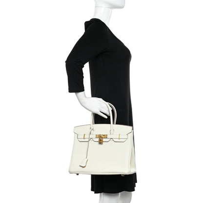 Hermes Togo Birkin 30 Mushroom 2 of 12