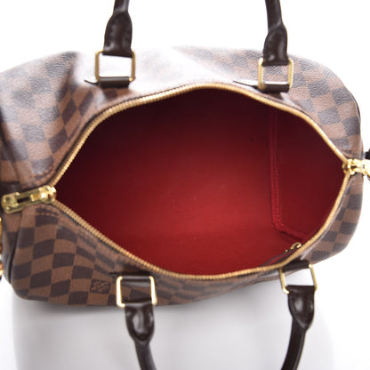 Louis Vuitton Damier Ebene Speedy Bandouliere 30 5 of 9