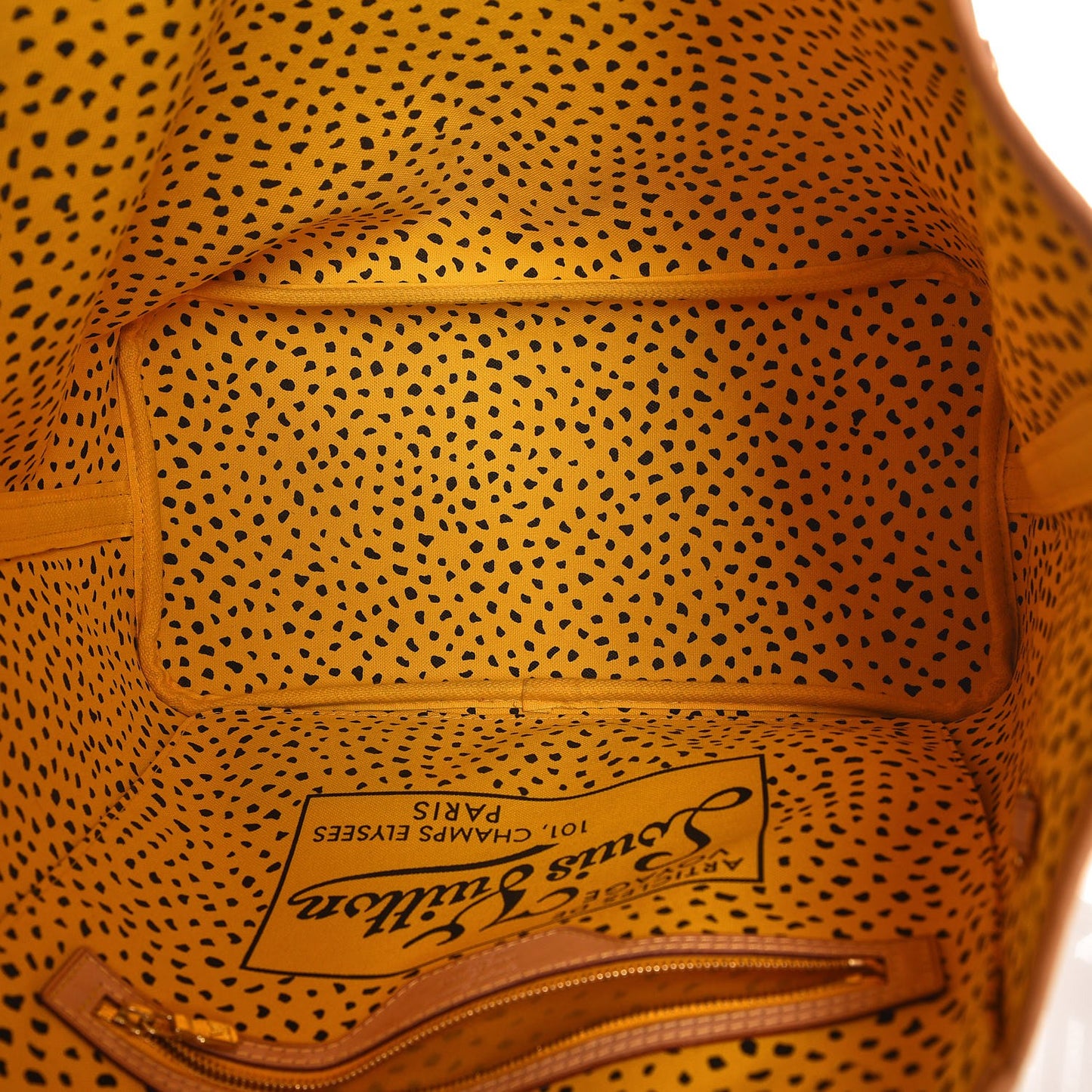 Monogram Kusama Waves Neverfull MM Yellow