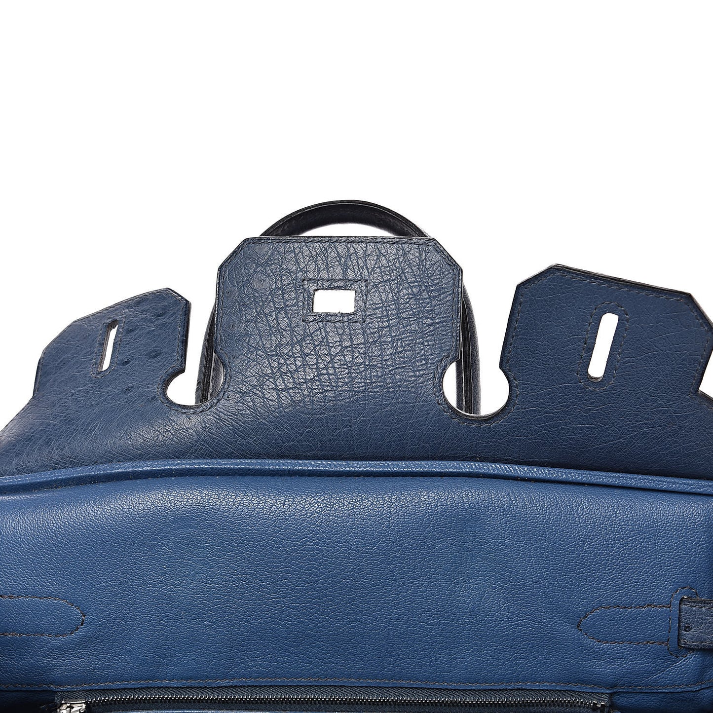 Ostrich Birkin 30 Bleu Roi