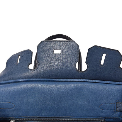 Hermes Ostrich Birkin 30 Bleu Roi 20 of 30