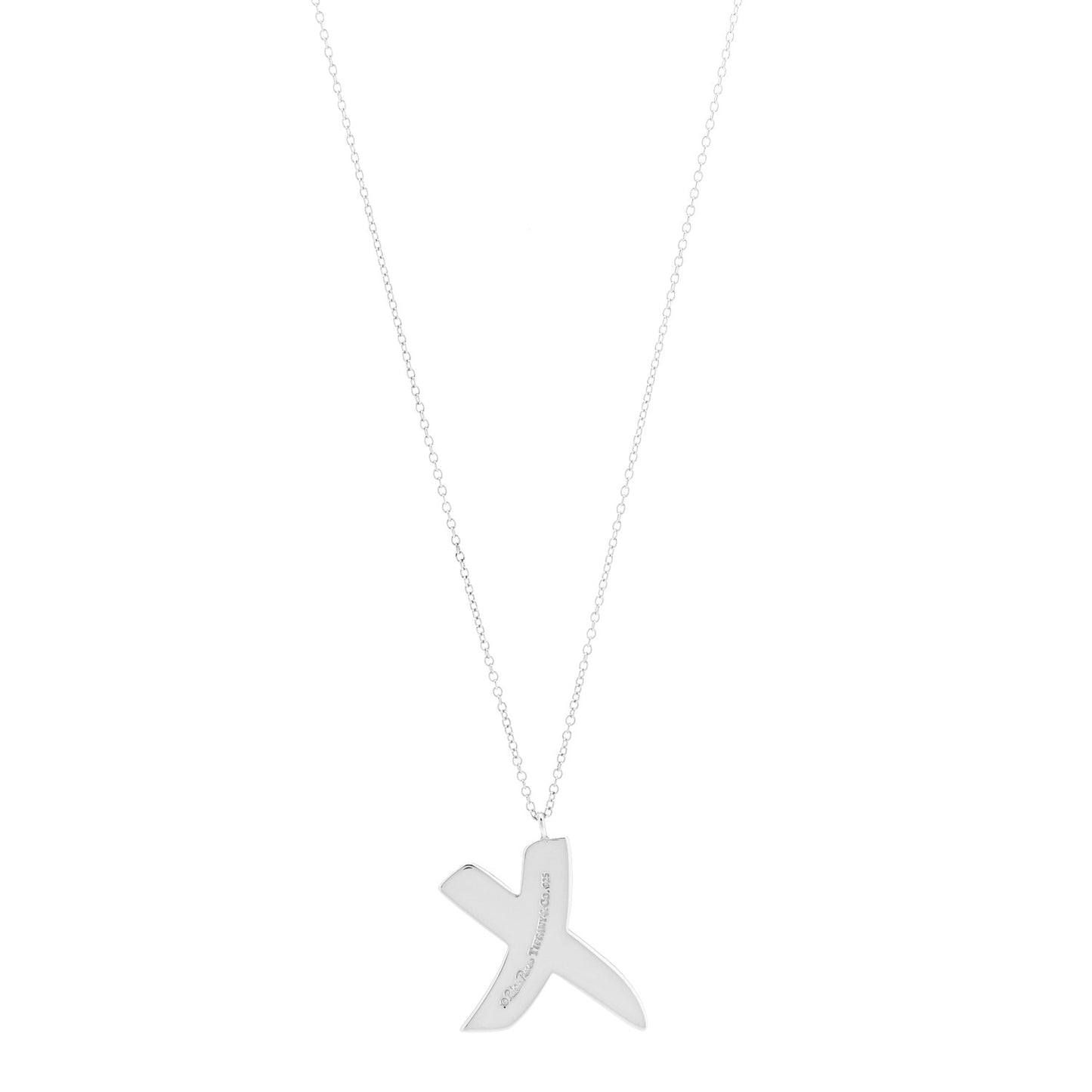 Sterling Silver Paloma Picasso Graffiti X Pendant Necklace