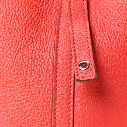 Hermes Taurillon Clemence Picotin Lock 18 PM Rouge Pivoine 8 of 10