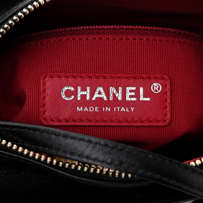 Chanel Aged Calfskin Quilted Small Gabrielle Hobo Black 6 of 11