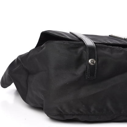 Prada Nylon Vela Messenger Bag Black 9 of 12