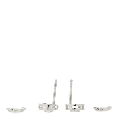 Tiffany Platinum Diamond .53ctw Large Circlet Earrings 3 of 4