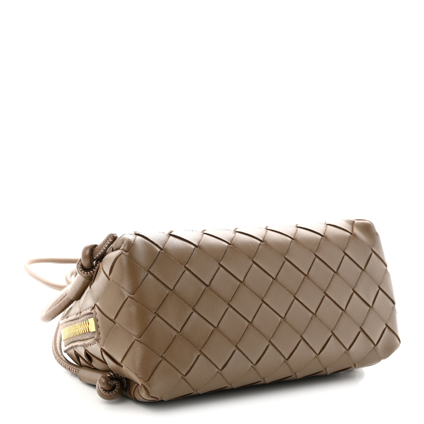 Nappa Intrecciato Concert Pouch Pinecone
