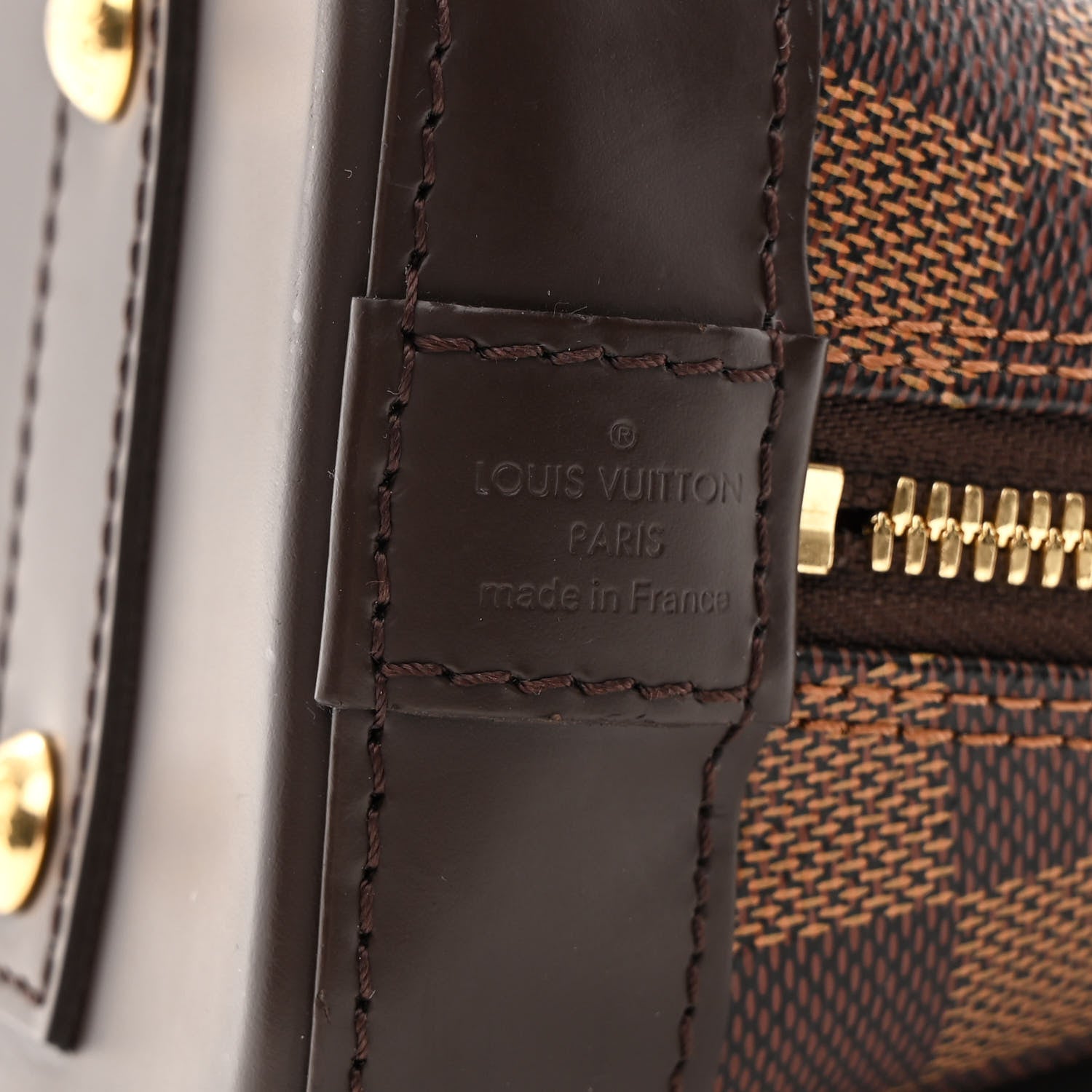 Louis Vuitton Damier Ebene Alma BB 6 of 10
