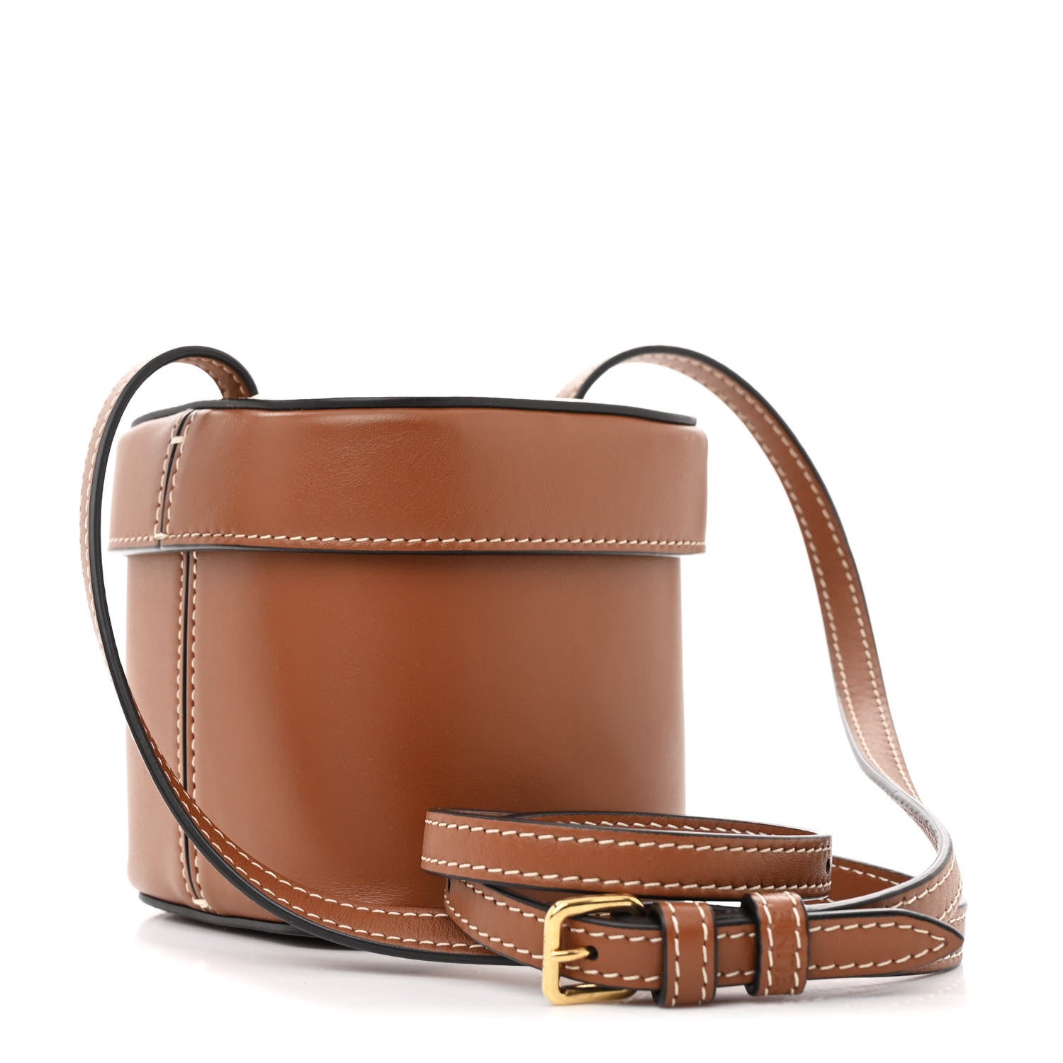 Celine Smooth Calfskin Small Cuir Triomphe Box Tan 3 of 10