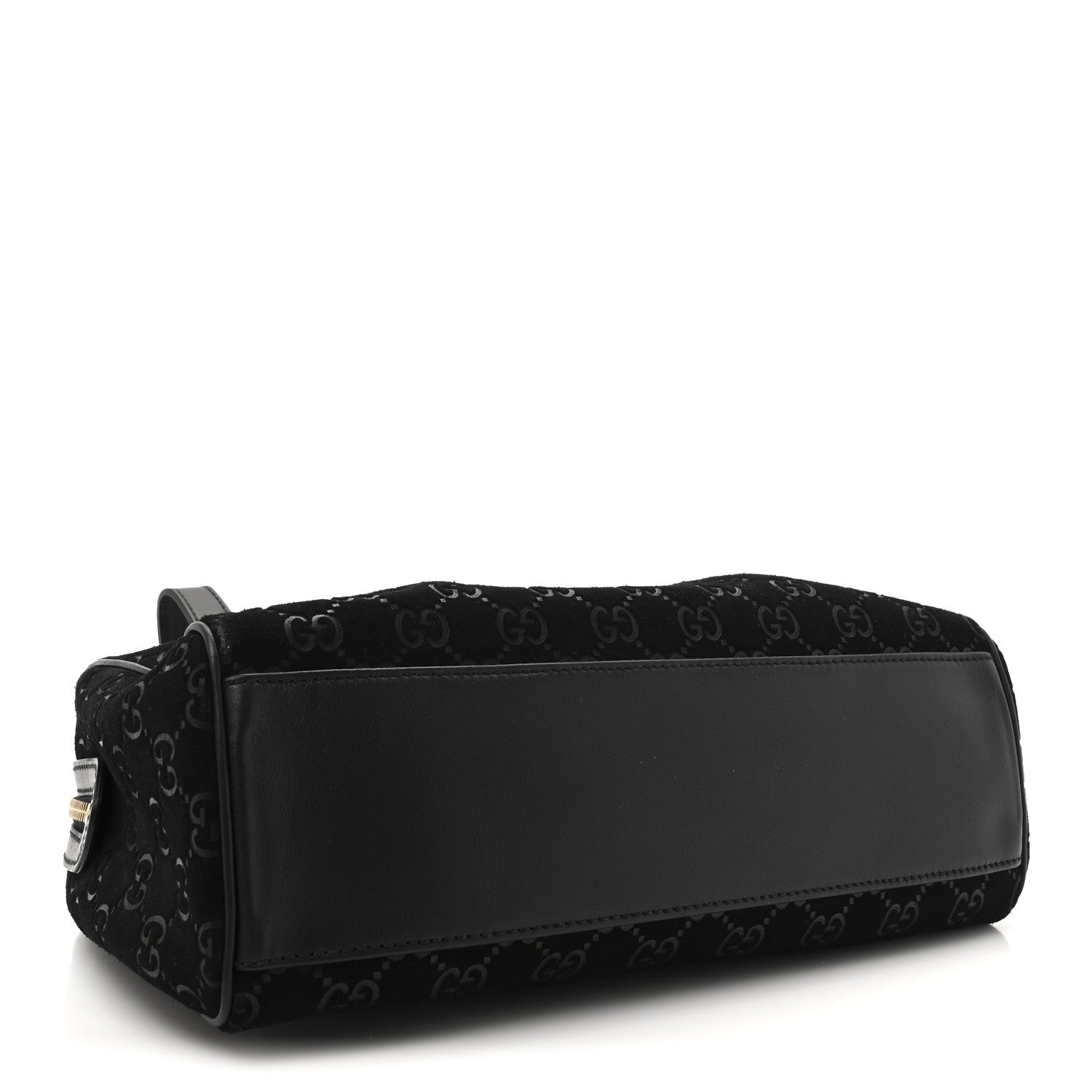 Gucci Guccissima Suede Charmy Boston Black 4 of 12