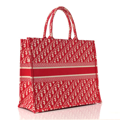 Christian Dior Oblique Book Tote Raspberry 3 of 10