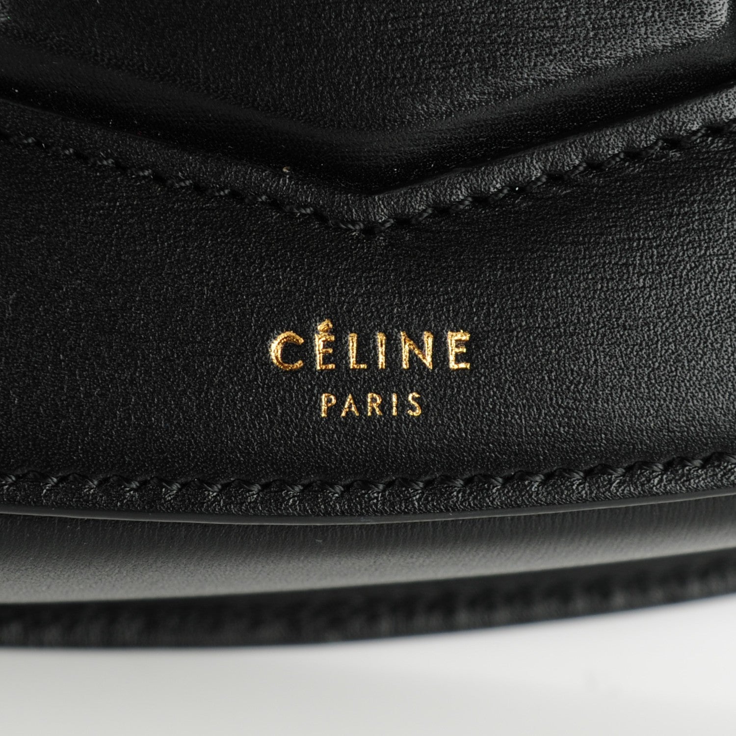 Celine Palmelato Calfskin Small Trotteur Black 6 of 8