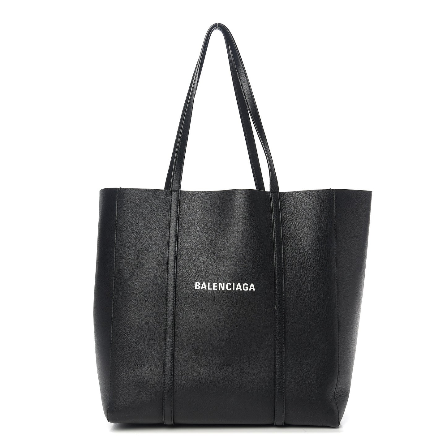 Pebbled Calfskin Small Everyday Tote Black