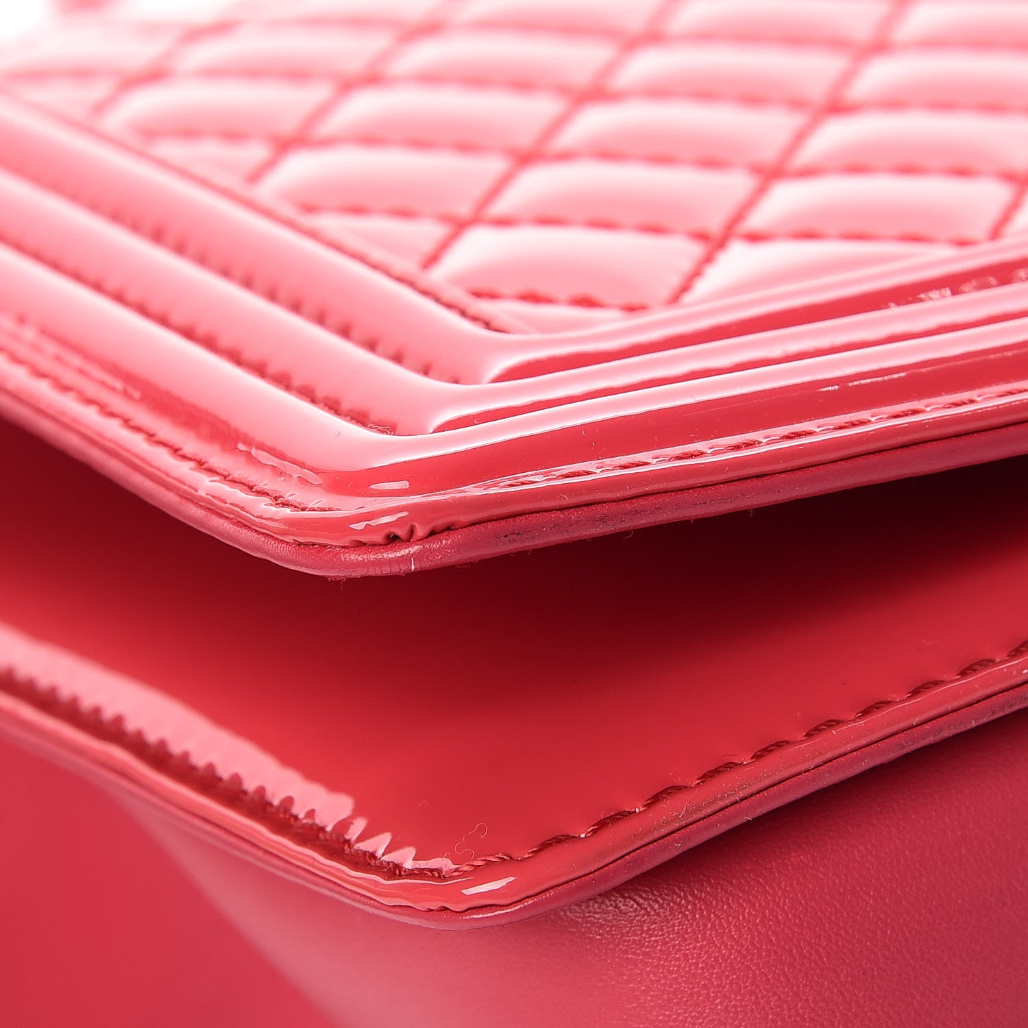 Chanel Patent Quilted Large Boy Flap Pink 11 of 12