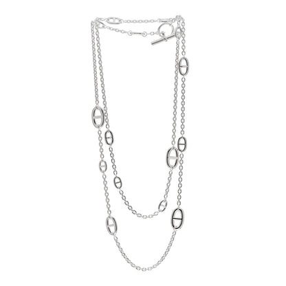 Hermes Sterling Silver Farandole Necklace 120 3 of 5