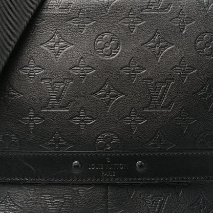 Louis Vuitton Calfskin Monogram Shadow Sprinter Messenger Black 7 of 9