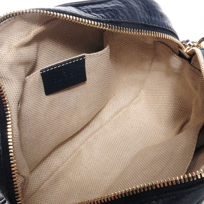 Gucci Pebbled Calfskin Small Soho Disco Bag Blue 5 of 7