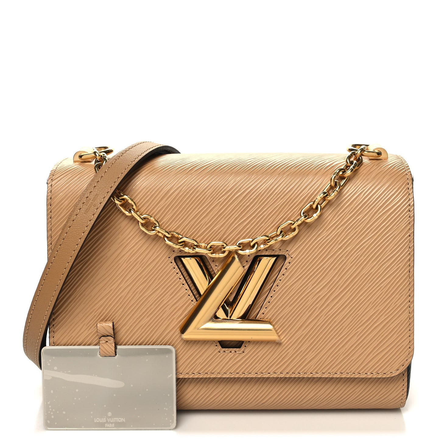 Epi Twist Shoulder Bag MM Camel