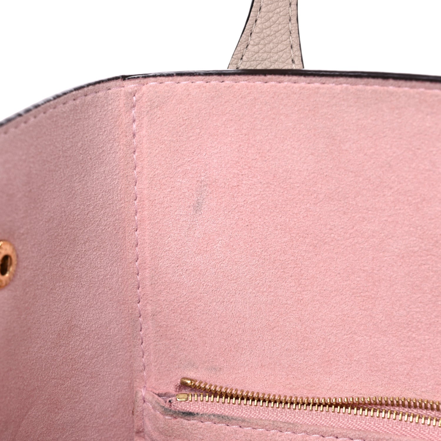 Louis Vuitton Calfskin Lockme Go Tote Greige 10 of 14