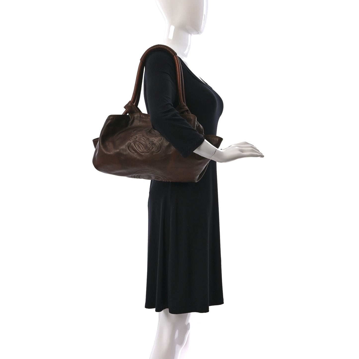 Nappa Aire Shoulder Bag Brown