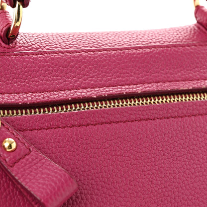 Salvatore Ferragamo Calfskin Sofia Shoulder Bag Pink 10 of 10